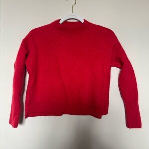 Free People Vibrant Red cashmere sweater
